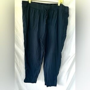J. Jill Women’s Cotton Blue Drawstring Pants Size XL